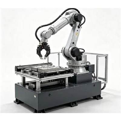 CNC-lastnings- og aflæsningsrobot